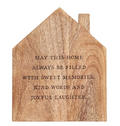 House Wood Trivet