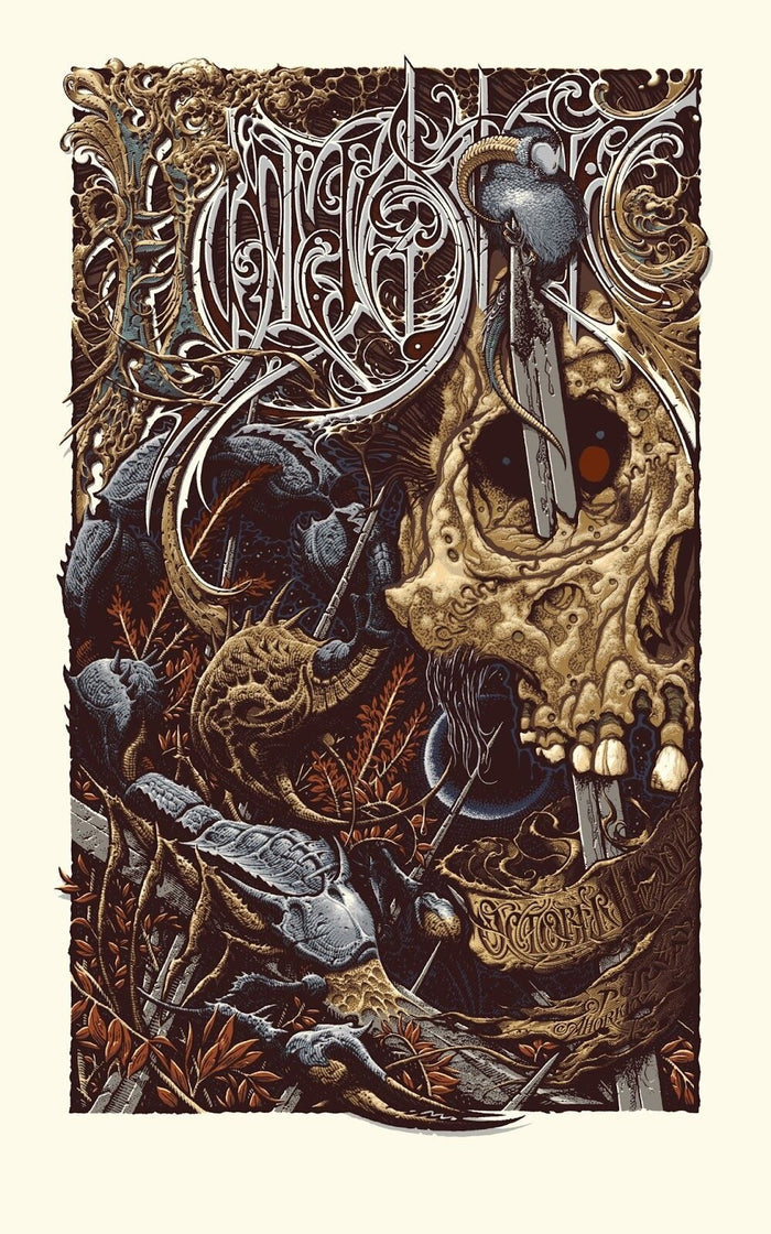Hyperstoic (Osprey Variant) by Aaron Horkey x Pushead, 22.5" X 36" Screen Print