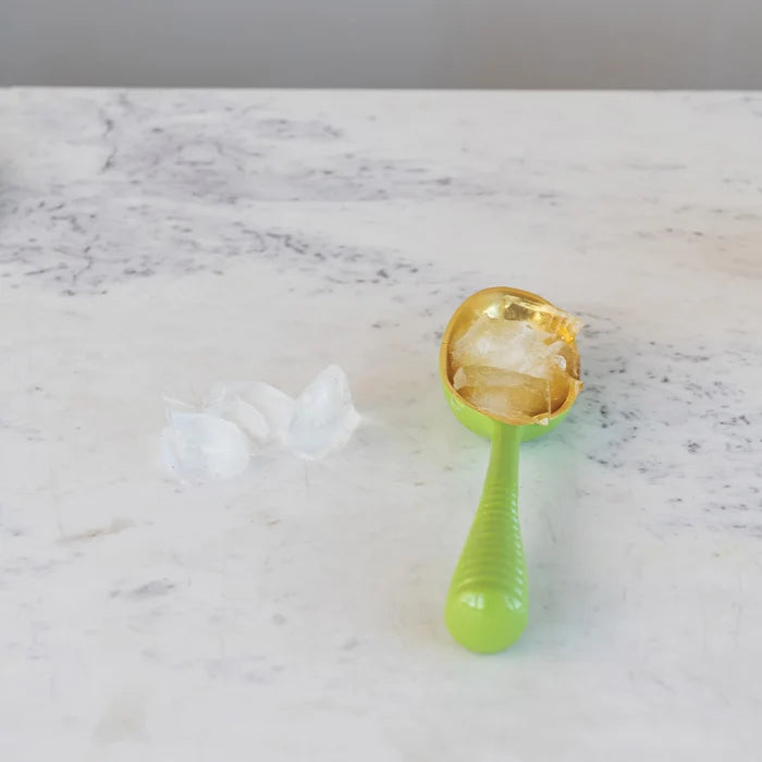 Ice Scoop - Ribbed Handle - Gold Green - Findlay Rowe Designs