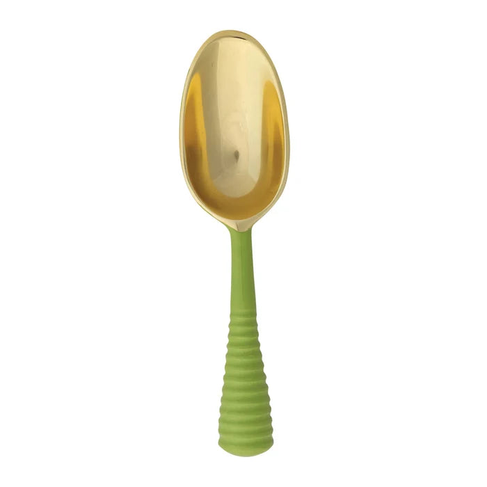 Ice Scoop - Ribbed Handle - Gold Green - Findlay Rowe Designs