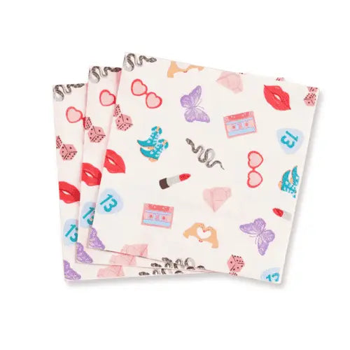 I'm the Problem white cocktail napkins, 5x5-inch disposable party napkins, pack of 25