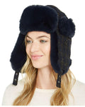 INC Woven Shine Faux Fur Trapper - Machann.com