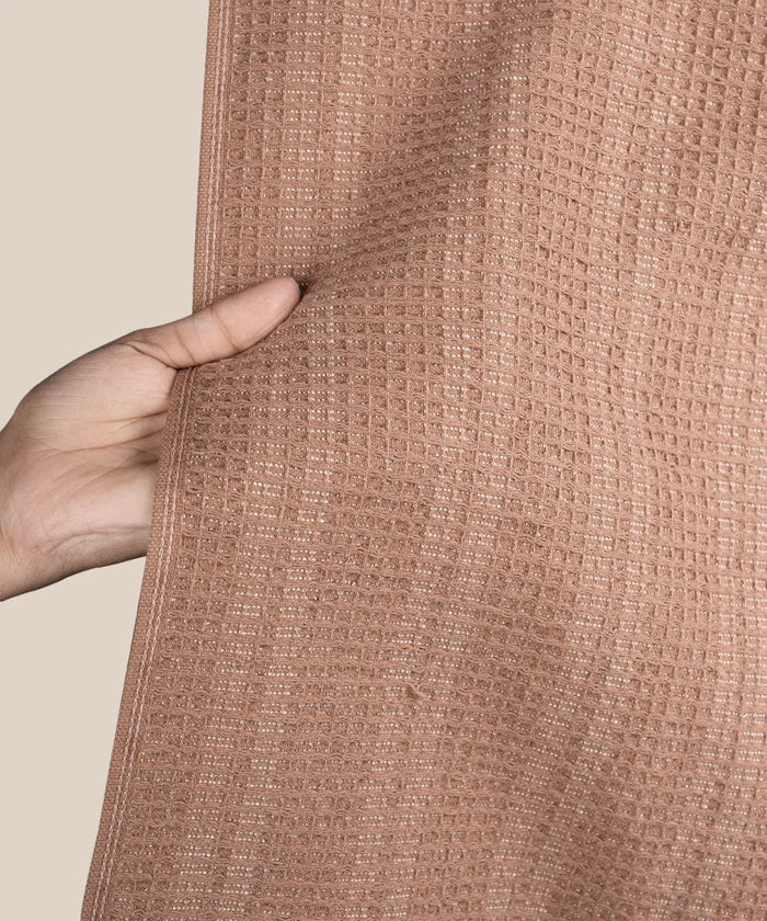 Indulgence By The FirePlace Bath Towel, Super Soft, Intricate Design, 600 GSM, Savanna