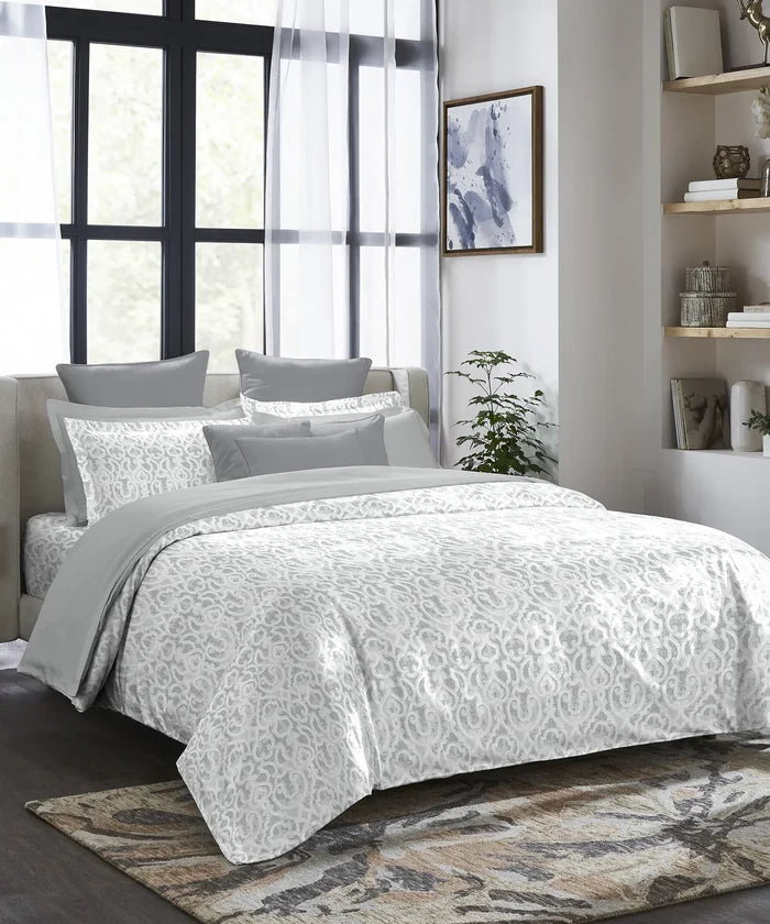 Indulgence Printed King Bedsheet Set, Imprial Knot| 300TC Cotton| 4 Pillow Covers
