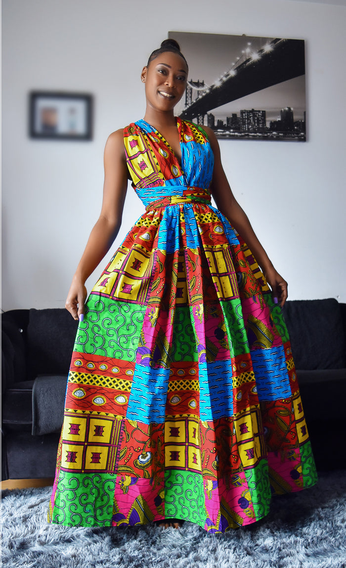 Infinity Ankara Dress - Chante - Rufina Designs
