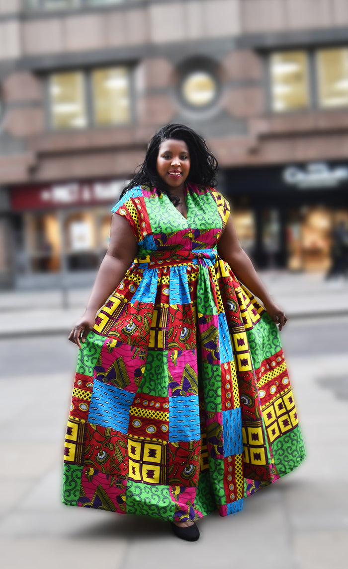 Infinity Ankara Dress - Chante - Rufina Designs