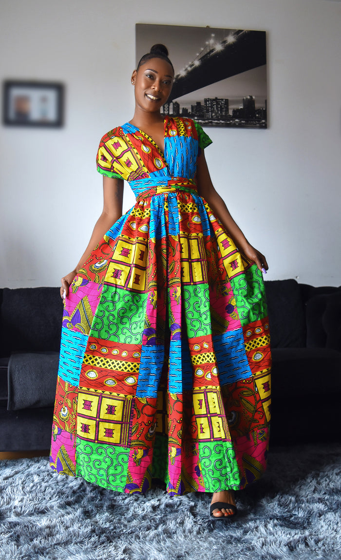 Infinity Ankara Dress - Chante - Rufina Designs