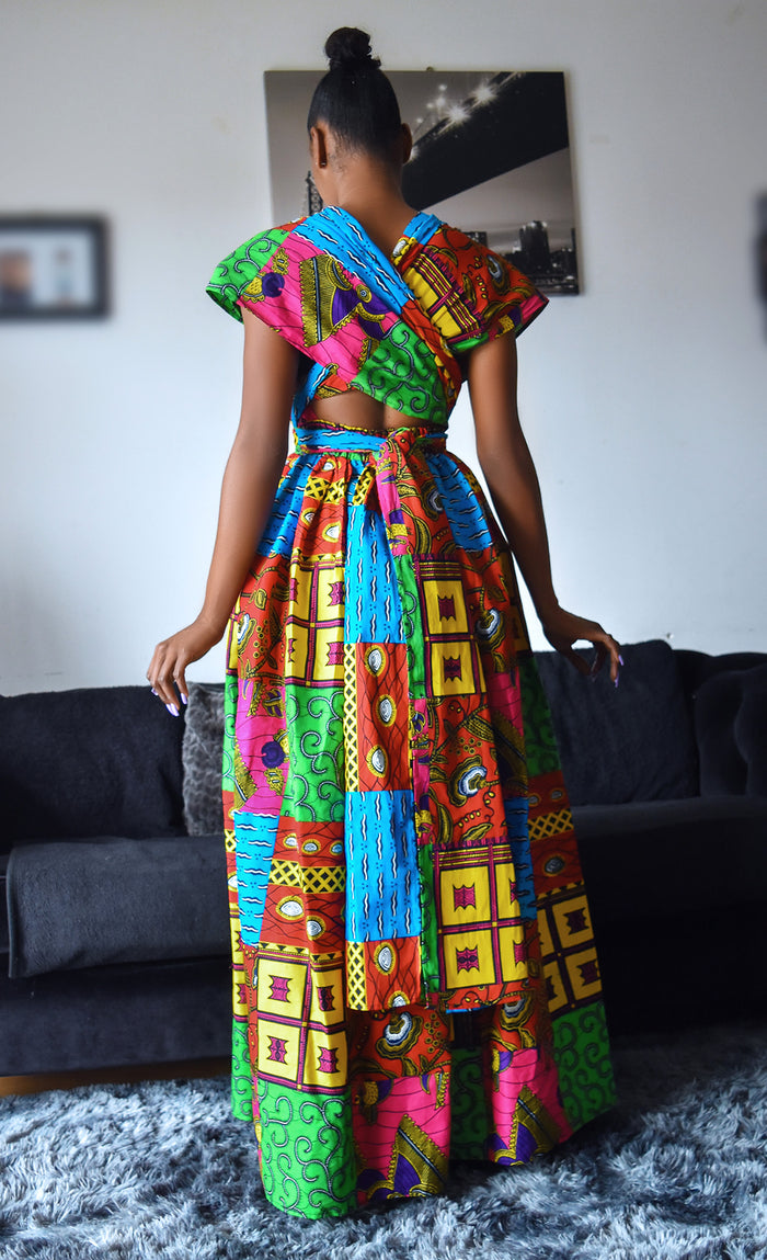 Infinity Ankara Dress - Chante - Rufina Designs
