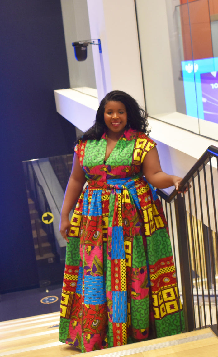 Infinity Ankara Dress - Chante - Rufina Designs