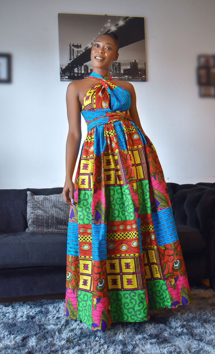Infinity Ankara Dress - Chante - Rufina Designs