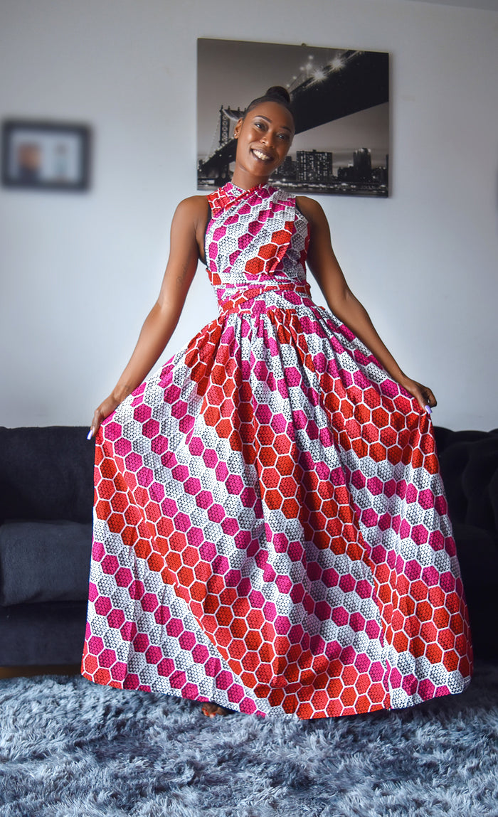 Infinity Ankara Dress - Nneoma - Rufina Designs