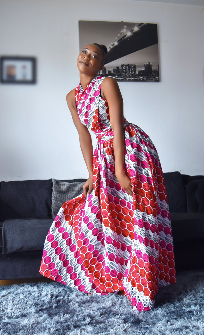 Infinity Ankara Dress - Nneoma - Rufina Designs