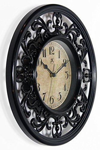 Infinity Instruments Sofia 12 inch Silent Sweep Wall Clock - EK CHIC HOME