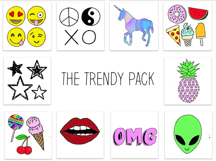 INKED by Dani - Trendy Temporary Tattoo Pack