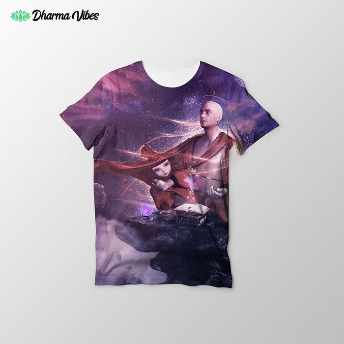 Insight Meditation by Cameron Gray Visionary T-Shirt
