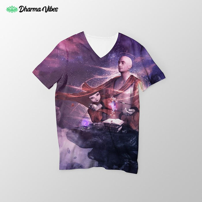 Insight Meditation by Cameron Gray Visionary T-Shirt