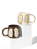 Iris Echo Coffee Mug, Cream