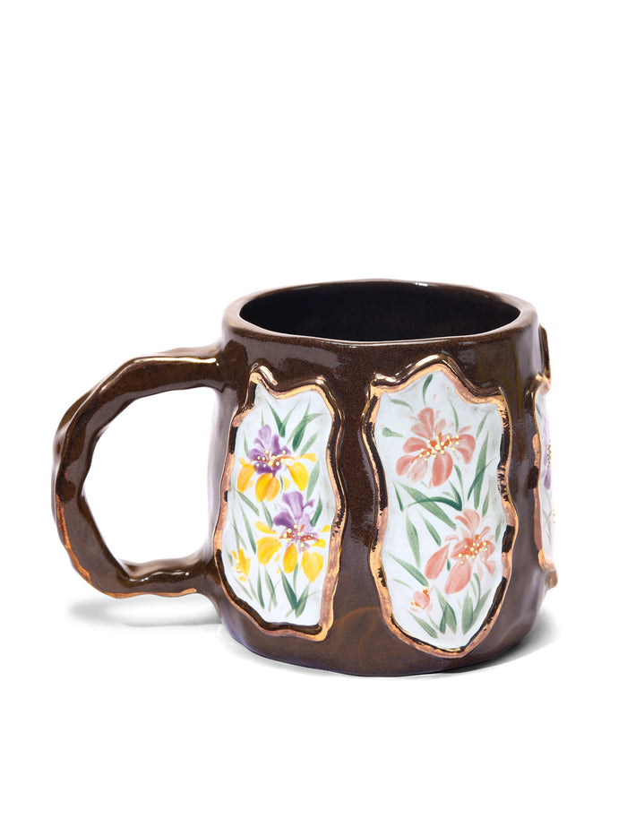 Iris Echo Coffee Mug, Brown