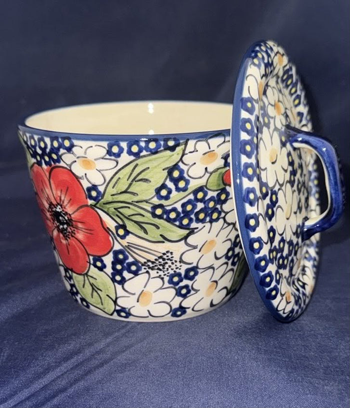 Isabel Container with Lid - Shape: P-159 - Pattern: Isabel (IM02)