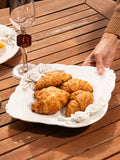 Isabella Artisan Rose Square Plate