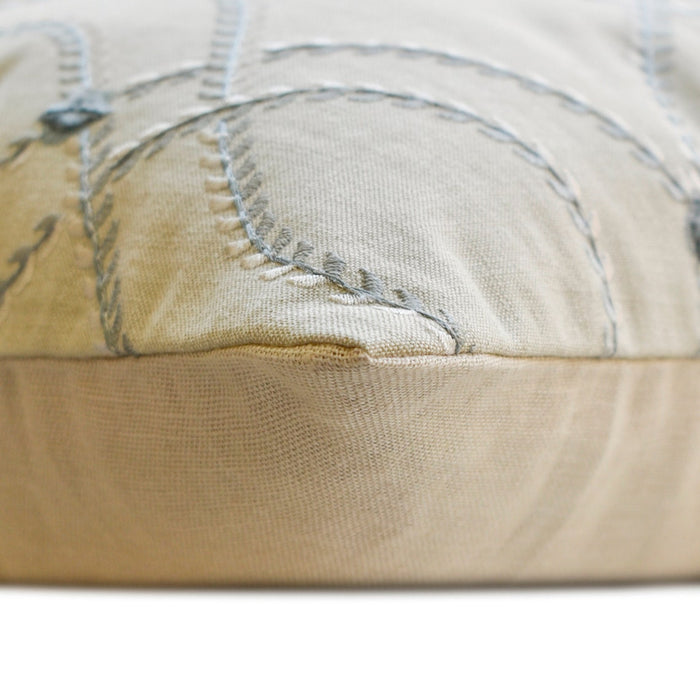 Juliette - Beige Linen Throw Pillow Cover