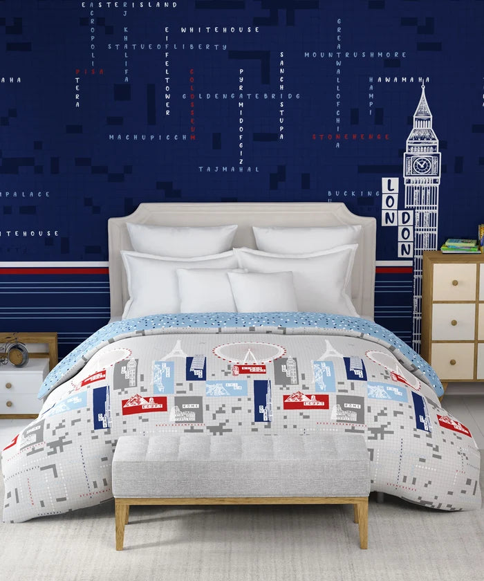 Juniors Double AC Comforter, Crossworld|144 TC Cotton