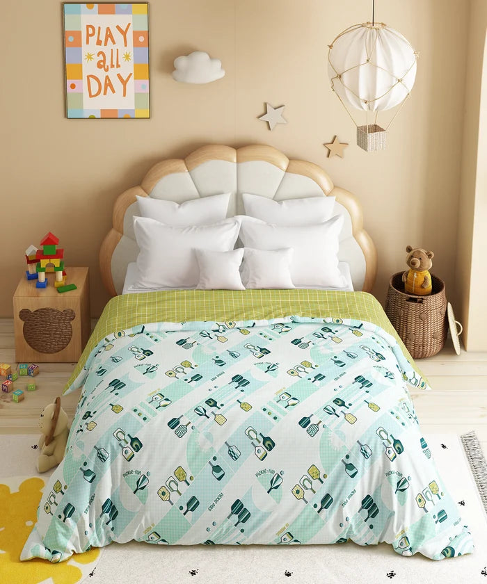 Juniors Double AC Comforter, Smash It| 144TC Cotton