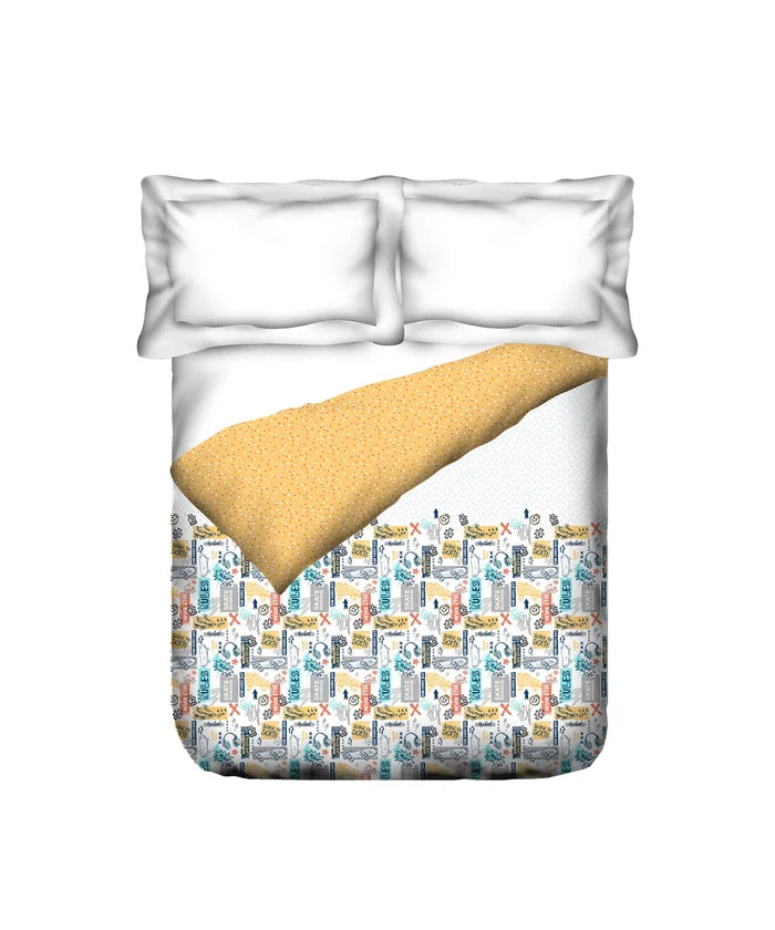 Juniors Double AC Comforter, Streetstyle Skate|144 TC Cotton