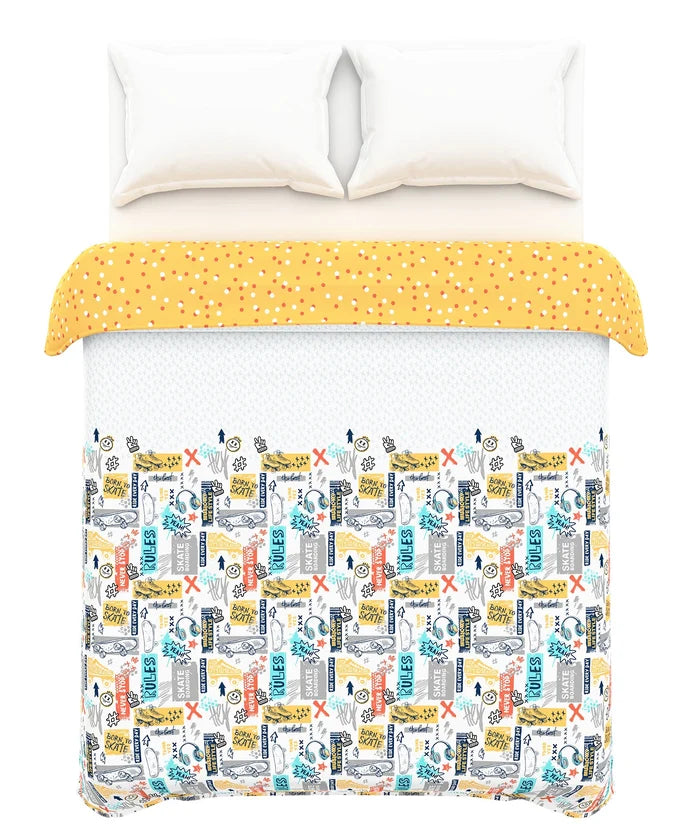 Juniors Double AC Comforter, Streetstyle Skate|144 TC Cotton