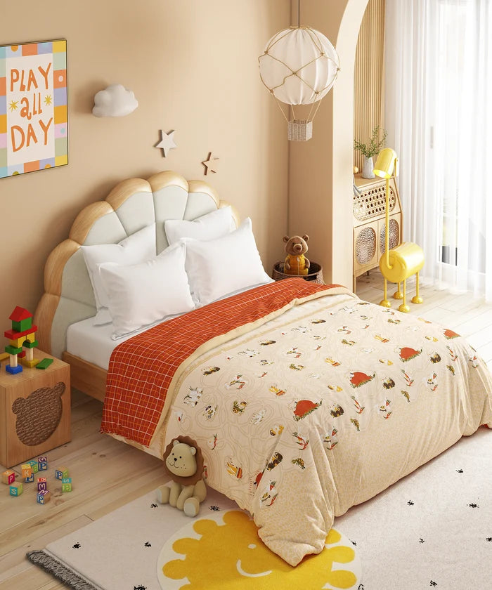 Juniors Double AC Comforter,Burrow Bros| 144TC Cotton