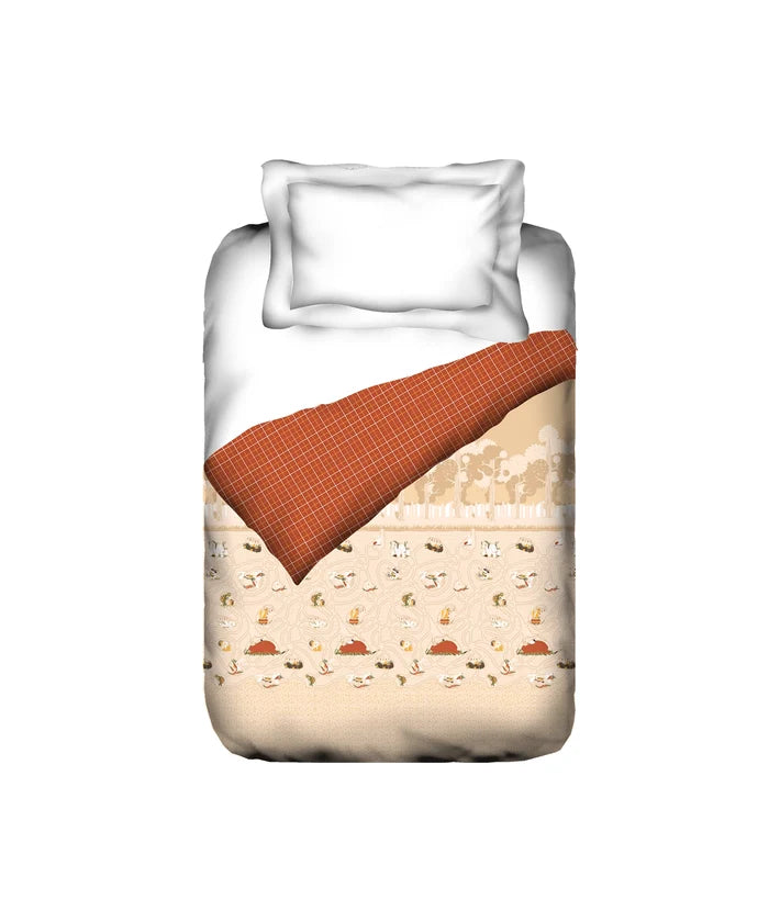 Juniors Single AC Comforter, Burrow Bros| 144TC Cotton