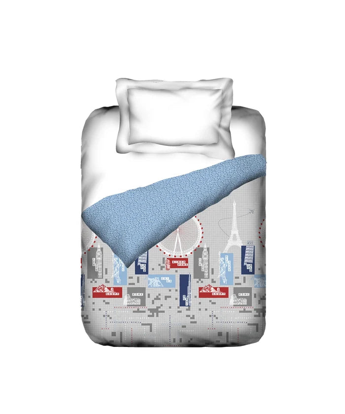 Juniors Single AC Comforter, Crossworld|144 TC Cotton