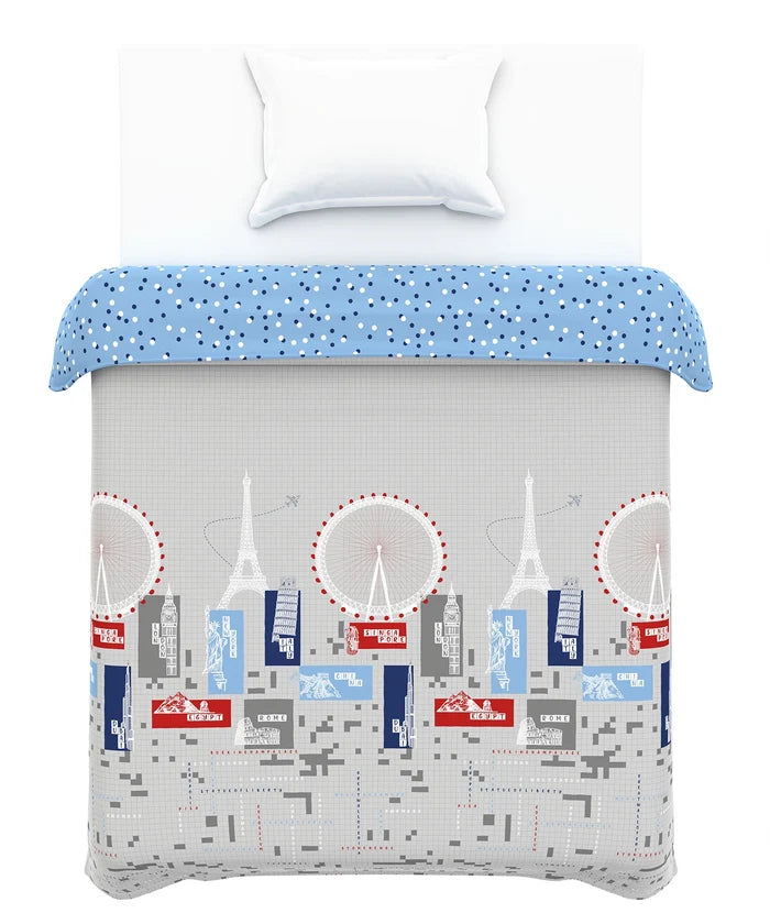 Juniors Single AC Comforter, Crossworld|144 TC Cotton