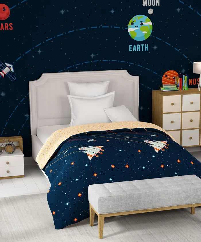 Juniors Single AC Comforter, Lightyear | 144TC Cotton