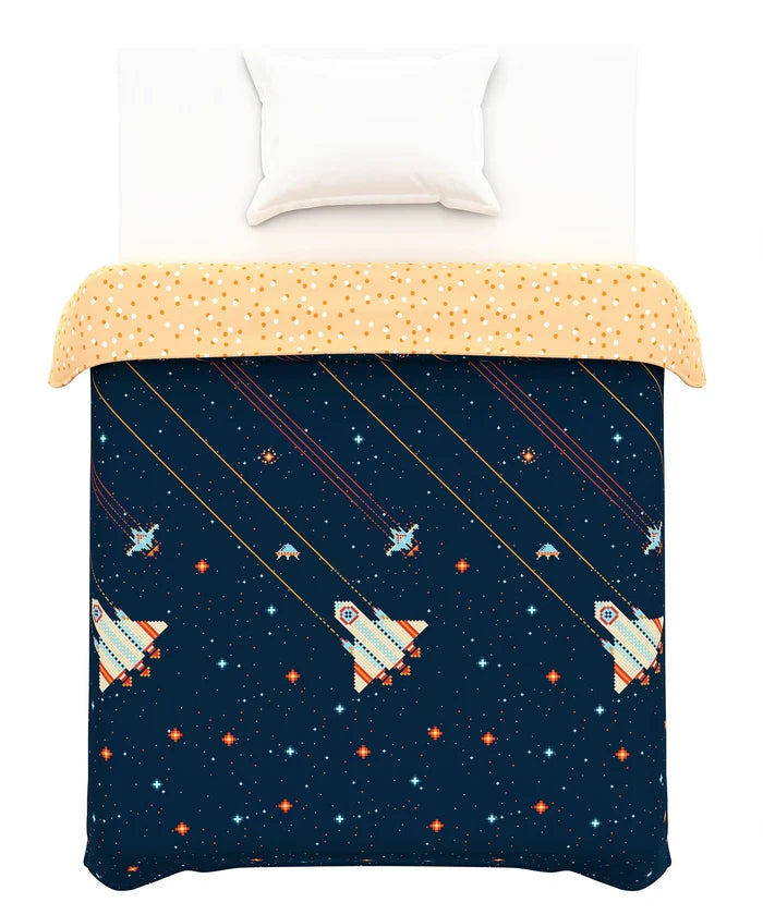 Juniors Single AC Comforter, Lightyear | 144TC Cotton