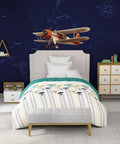 Juniors Single AC Comforter, Passport|144 TC Cotton