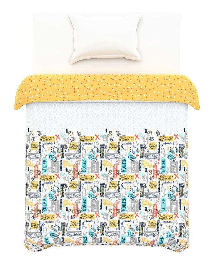 Juniors Single AC Comforter, Streetstyle Skate|144 TC Cotton