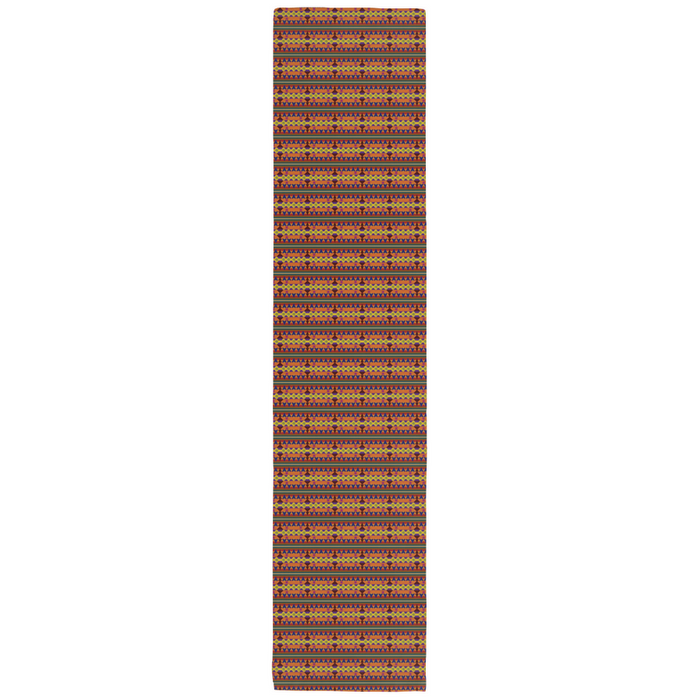 Kujichagulia Cotton Table Runner | Black History Home Decor
