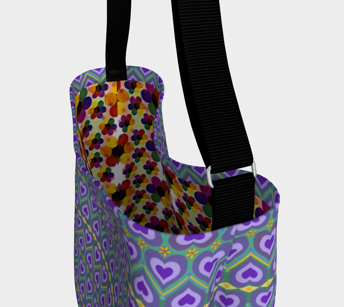 Lavender Love Crossbody Tote