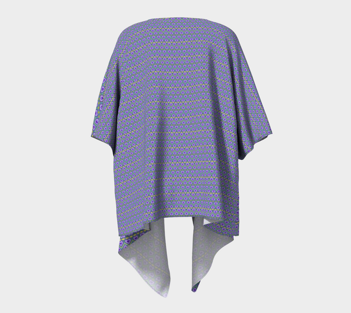 Lavender Love Draped Kimono | Queer Art & Black Pride
