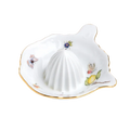 Limoeiro Porcelain Citrus Juicer with Gold Accents by Tania Bulhões
