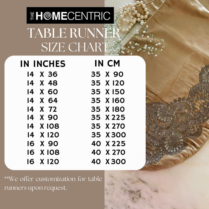 Linen Beige Decorative Table Runner - Anchor Hold