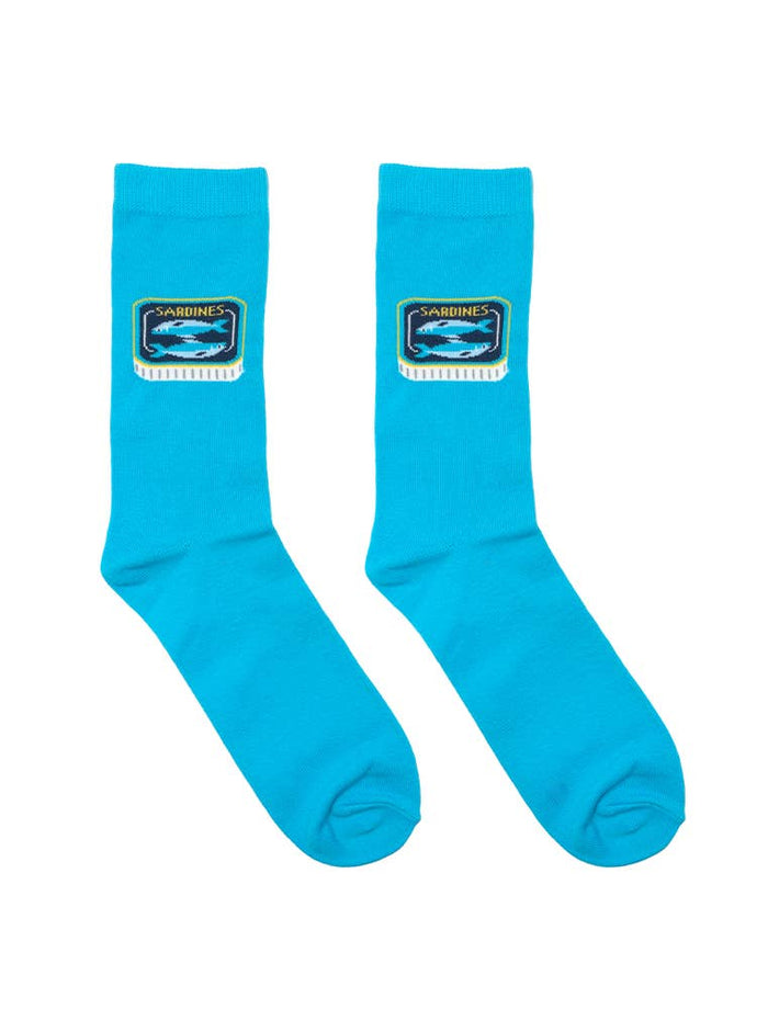 Living Royal 3D Packaged Crew Socks - Canned Fish: Sardines