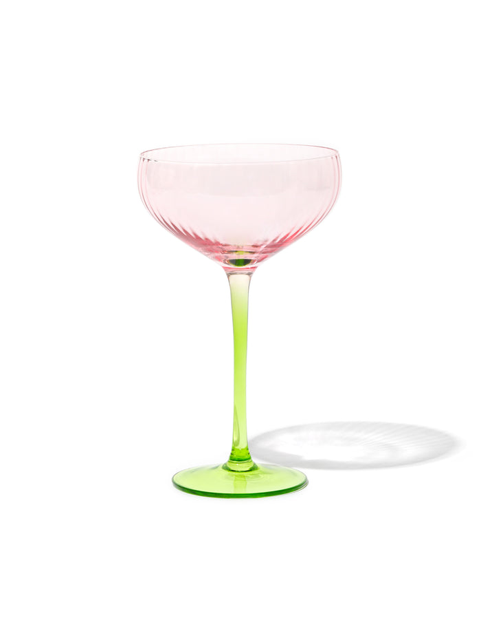 Lotus Coupe Cocktail Glass, Ripple
