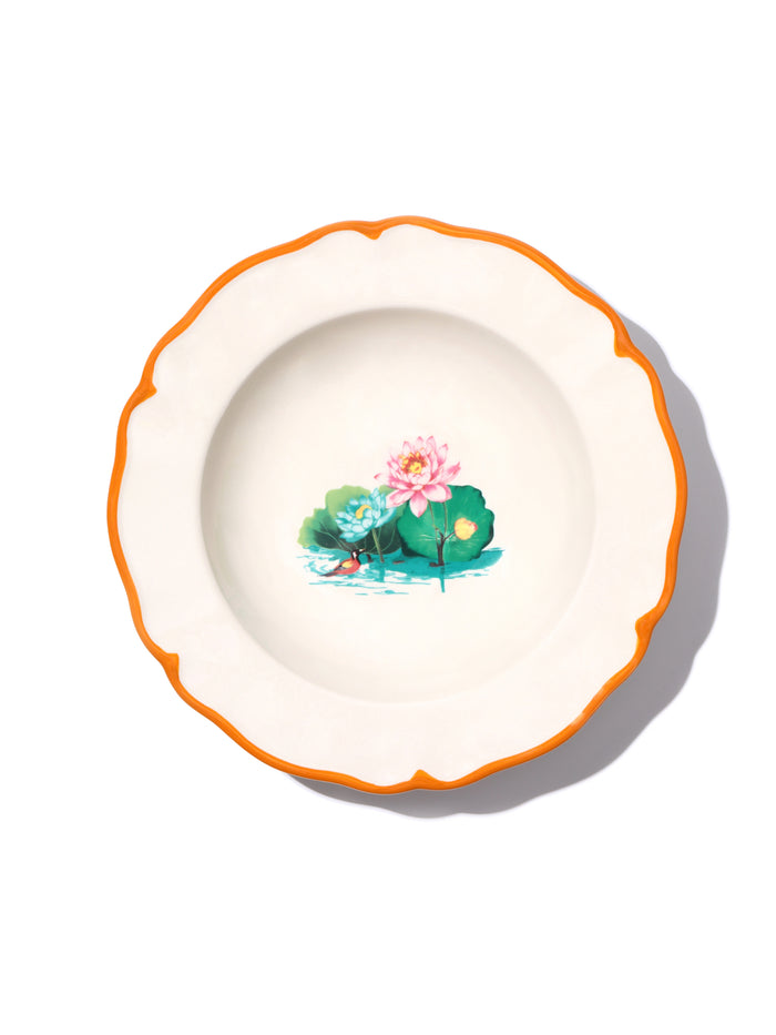 Lotus Pond Dinnerware Set of 15