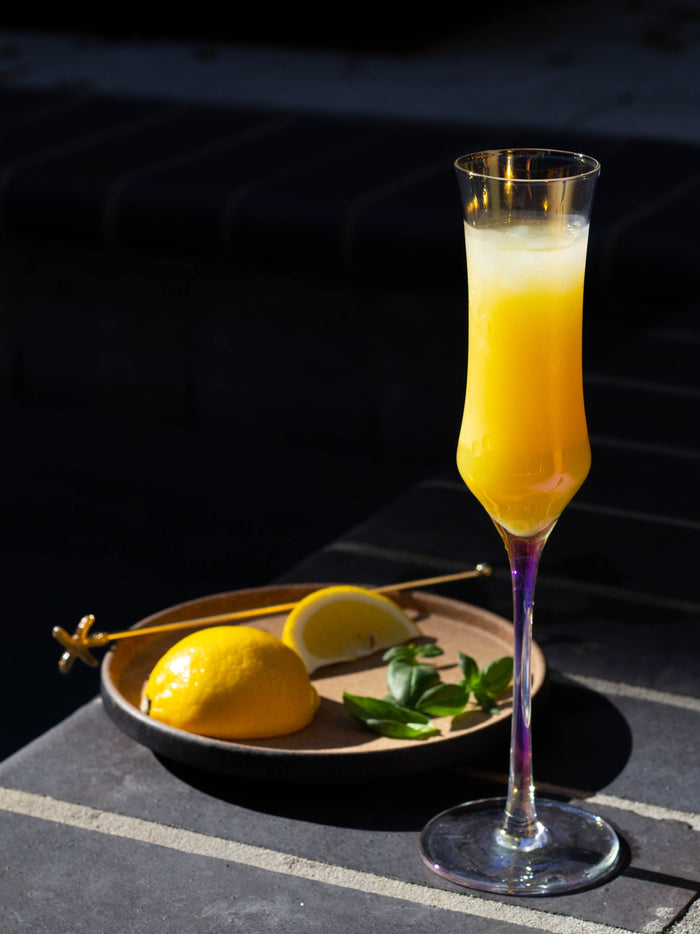 Luna Iridescent Champagne Glass