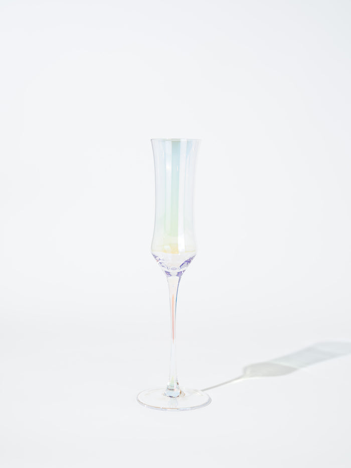 Luna Iridescent Champagne Glass