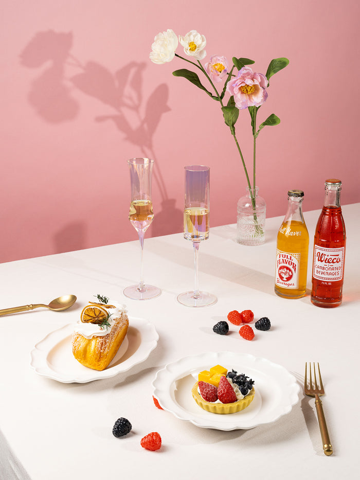 Luna Iridescent Champagne Glass