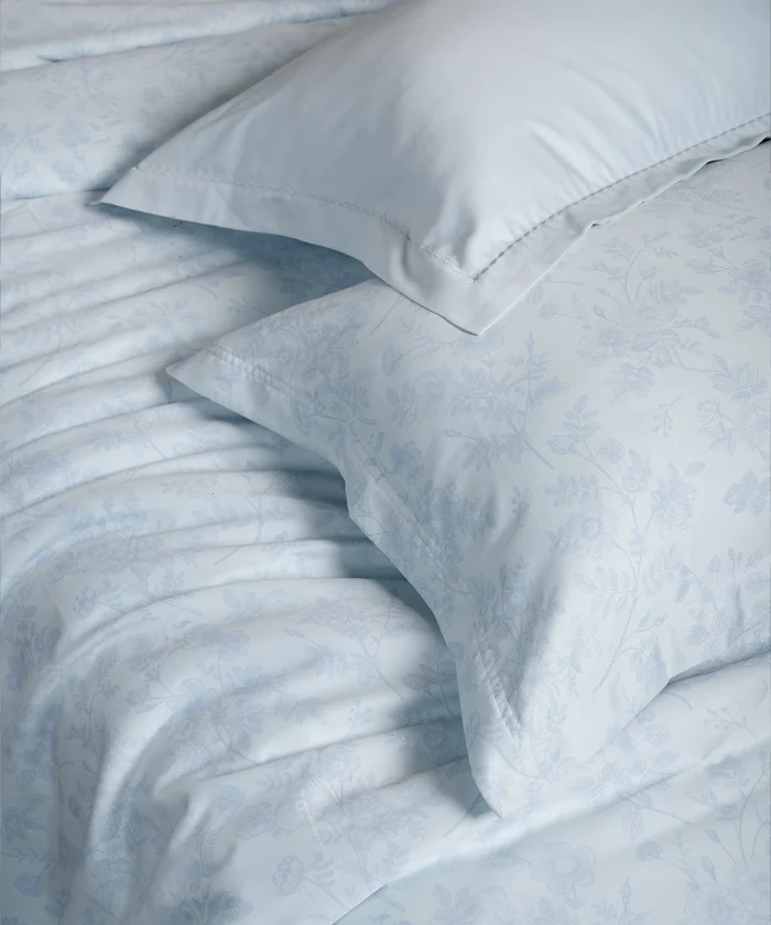 Luxe Home King Bedsheet, Aurelia|600 TC Cotton|4 Pillow Covers