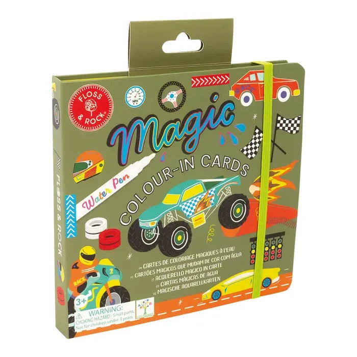 Magic Water Color-In Cards -Cars